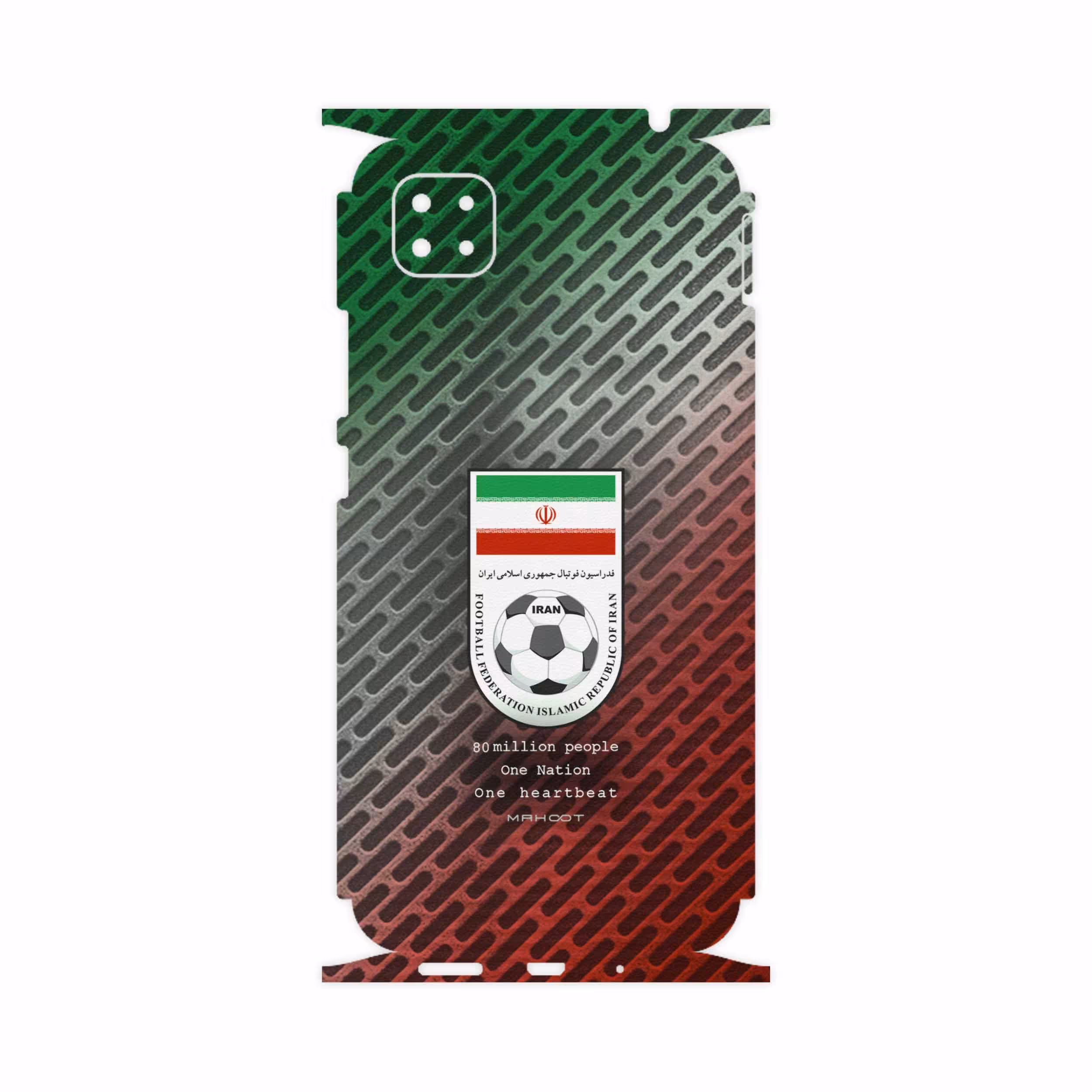 برچسب پوششی ماهوت مدل Iran-National-Football-Team-FullSkin مناسب برای گوشی موبایل شیائومی Poco C3