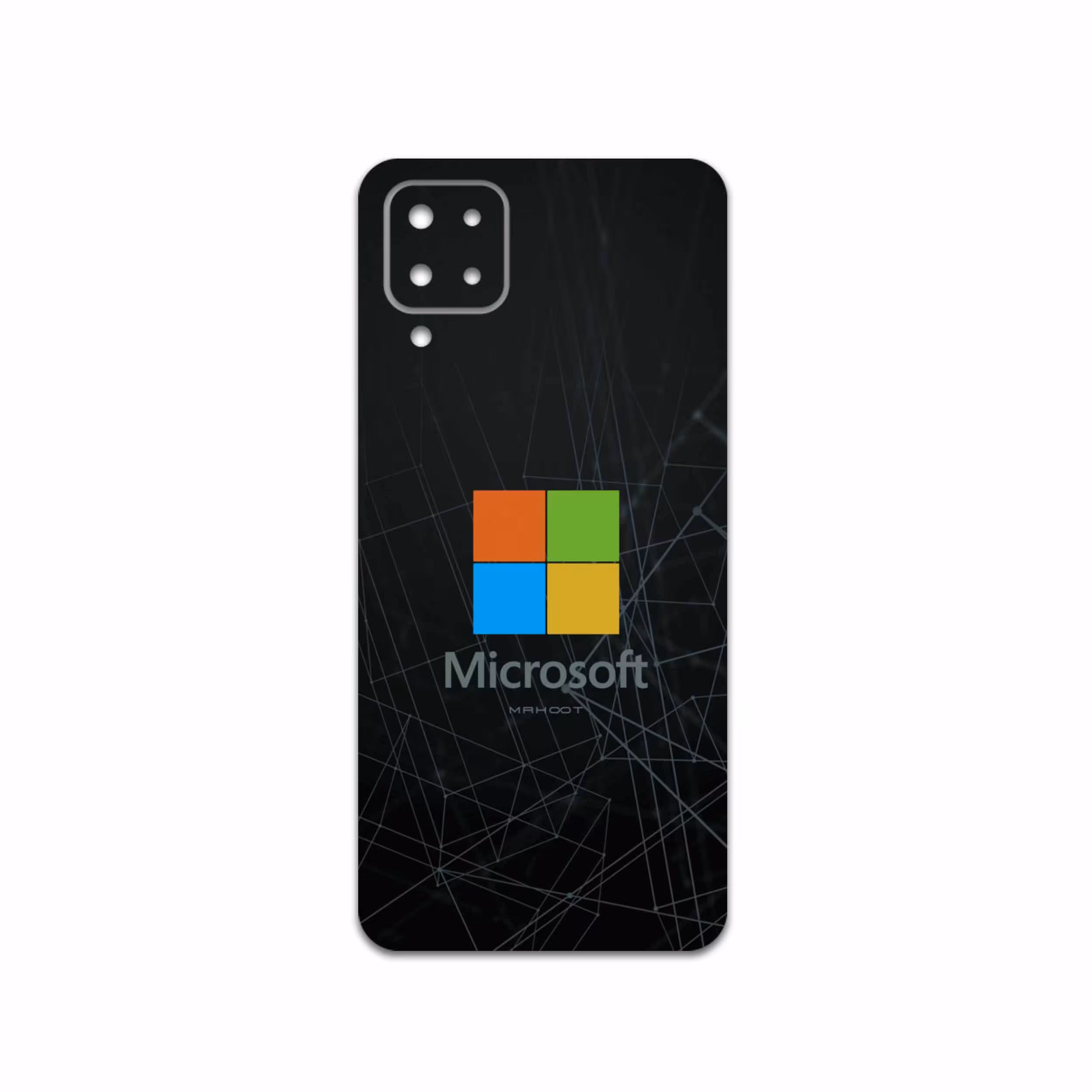 برچسب پوششی ماهوت مدل Microsoft-Logo مناسب برای گوشی موبایل سامسونگ Galaxy M12