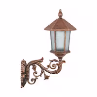 چراغ دیواری پارکی تکشیدفام مدل ویکتوریا کد 7504-16