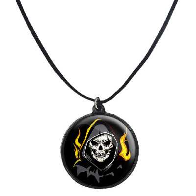 گردنبند پرمانه طرح اسکلت و خفن کد pmb.14641