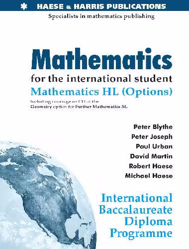 خرید و دانلود نسخه کامل کتاب Mathematics for the International Student. IB HL Options
