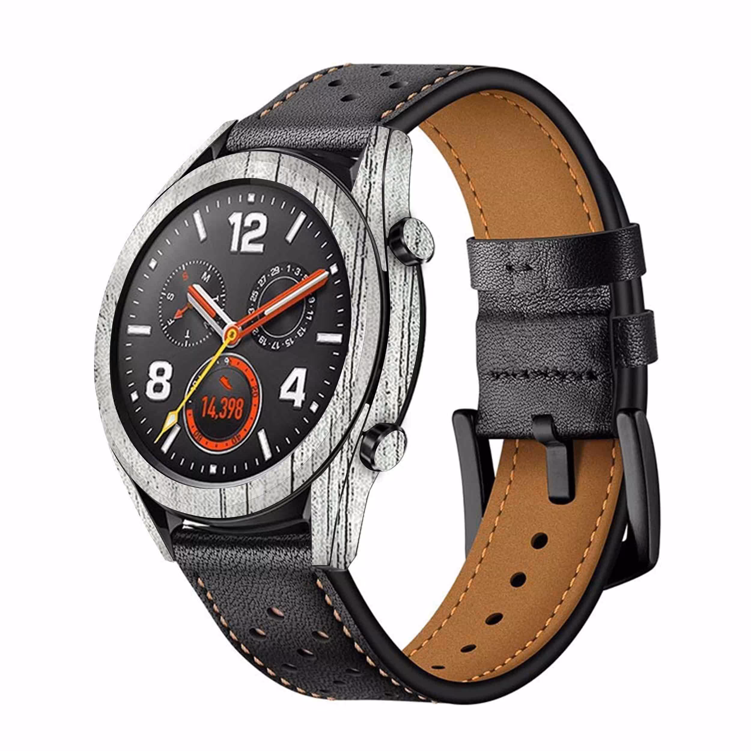 برچسب ماهوت طرح White-Wood مناسب برای ساعت هوشمند هوآوی Watch GT
