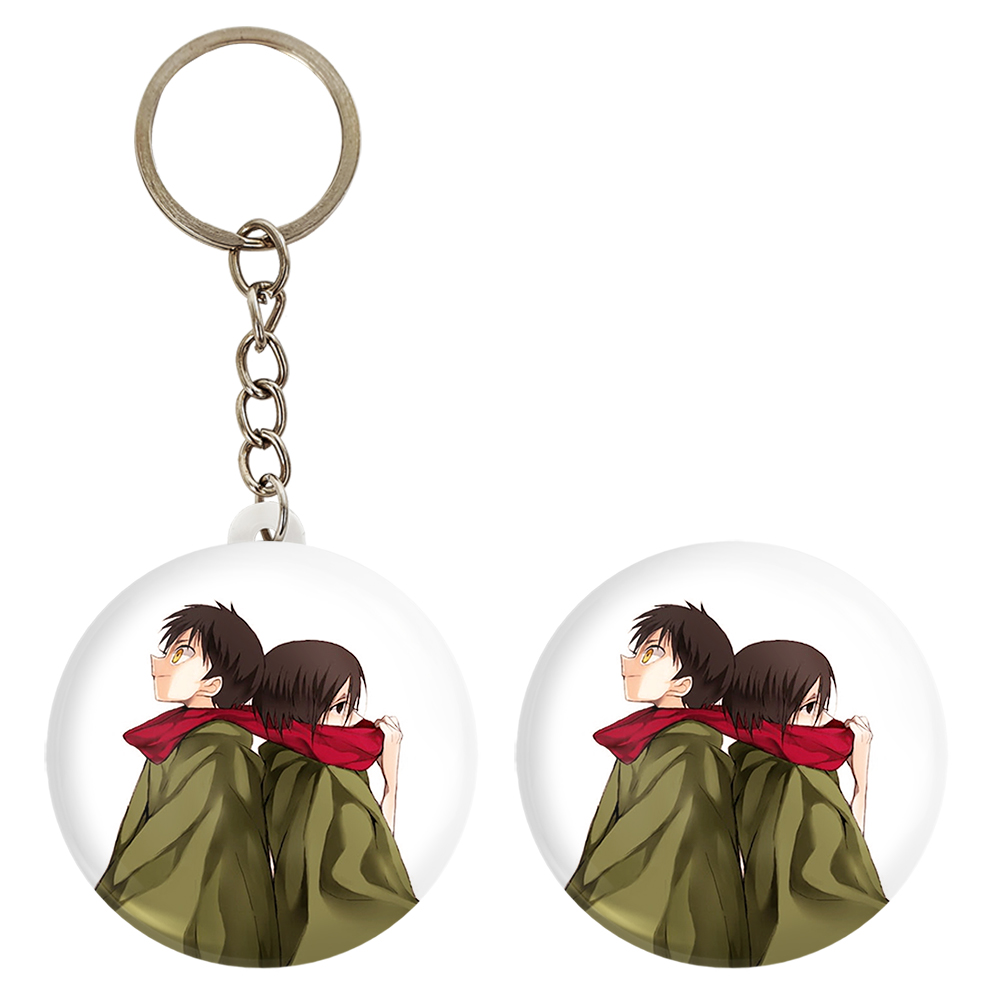 پیکسل خندالو مدل ارن و میکاسا انیمه اتک آن تایتان کد 11044 به همراه جاکلیدی