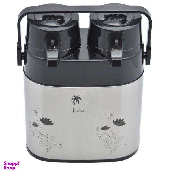 فلاسک دوقلو علقمه مدل UN-3000 گنجایش 2 لیتر