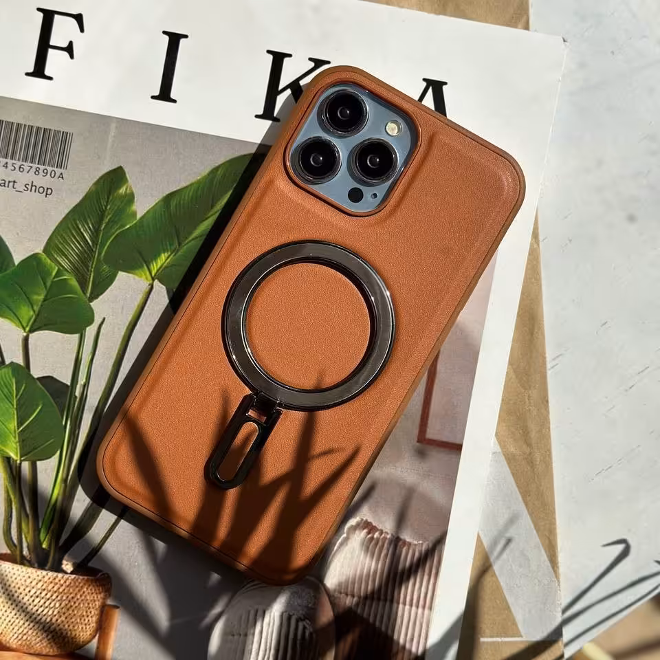 قاب موبایل آیفون چرمی مگ سیف استند شو
کیفیت اصلی
استند فلزی
مگ سیف فعال