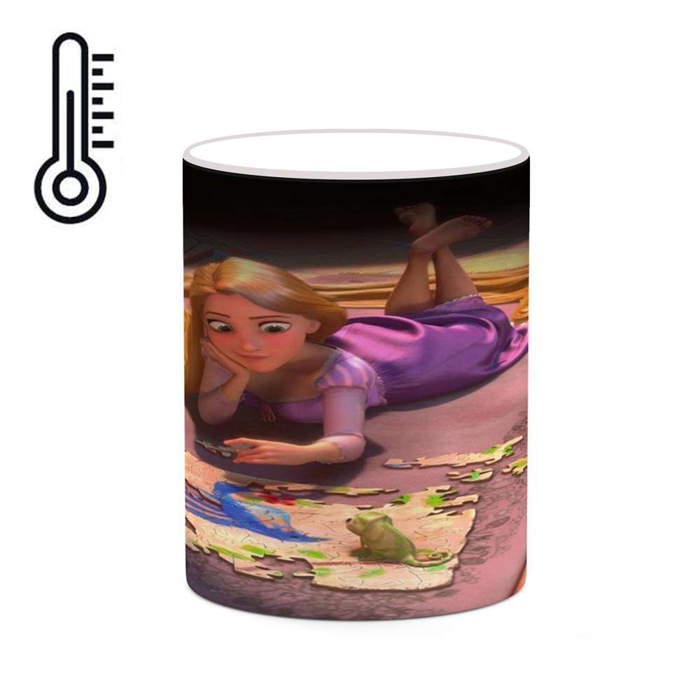 ماگ حرارتی کاکتی طرح کارتون راپانزل مدل mgh23526