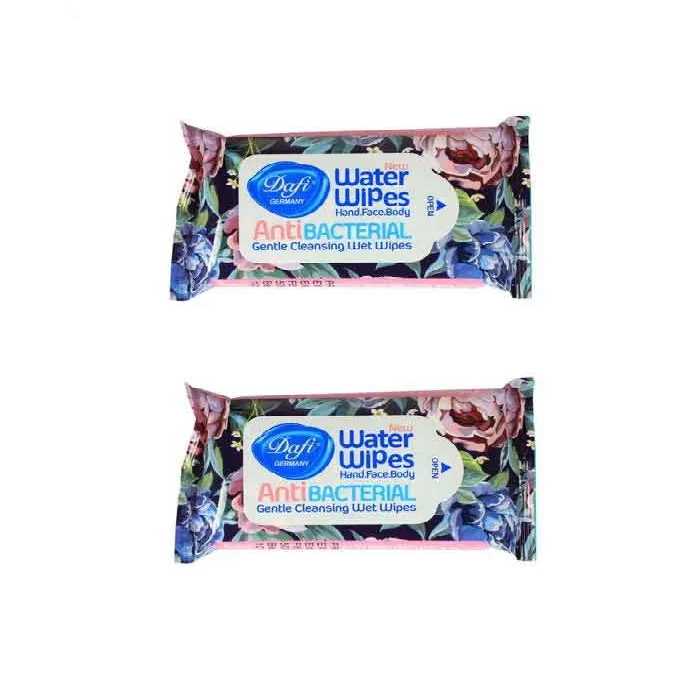 دستمال مرطوب دافی مدل Anti bacterial مجموعه 2 عددی