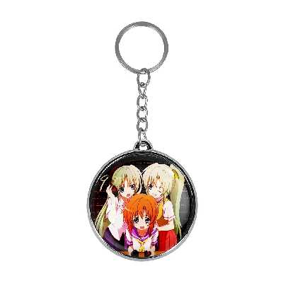 جاکلیدی خندالو طرح میون و رنا و شیون انیمه هیگوراشی وقتی اشک می ریزد مدل دوطرفه کد 1813918144