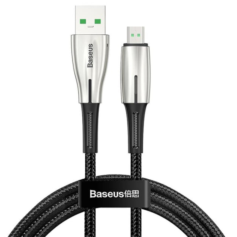 کابل تبدیل USB به microUSB باسئوس مدل Waterdrop طول 2 متر