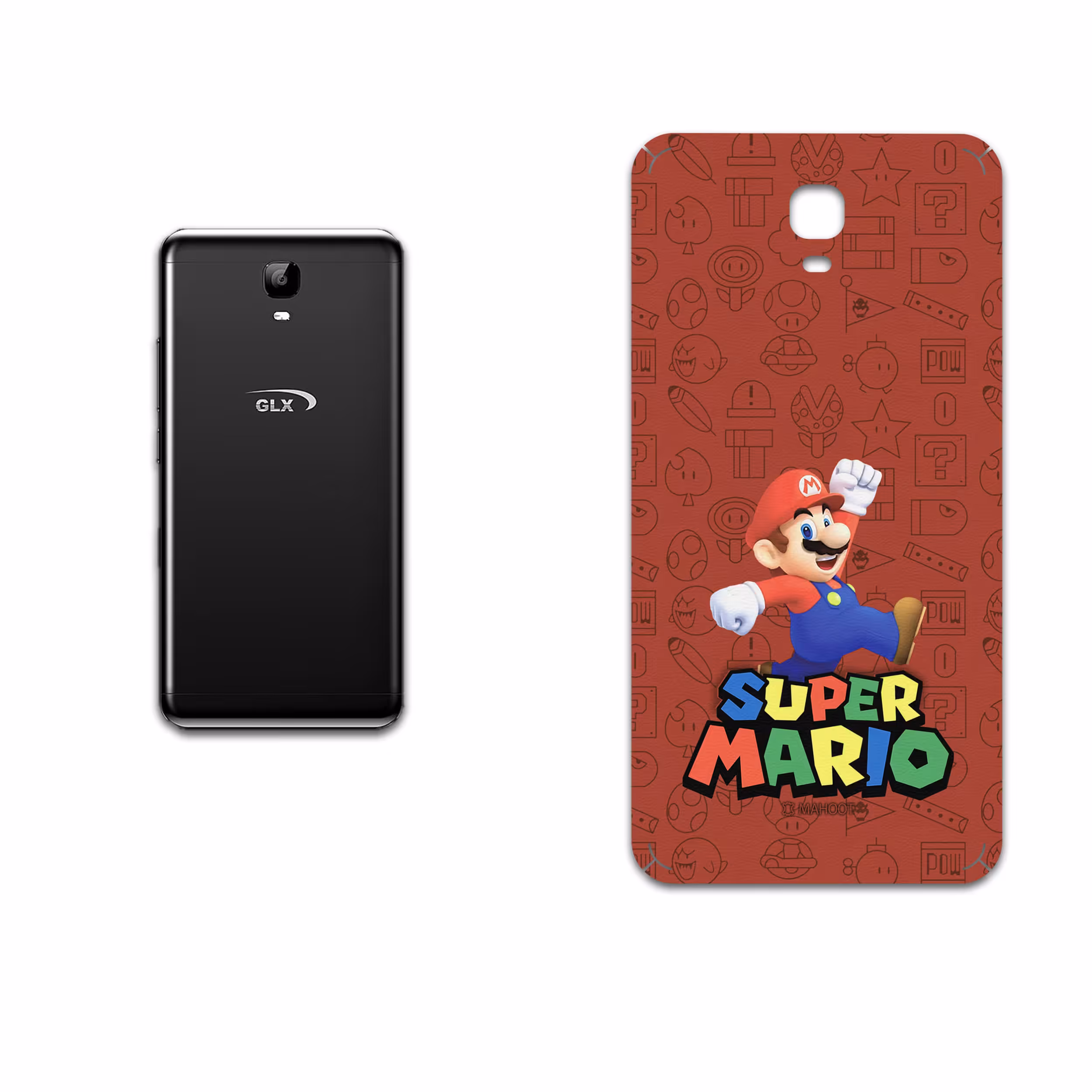 برچسب پوششی ماهوت مدل Super-Mario-Game مناسب برای گوشی موبایل جی ال ایکس Aria1