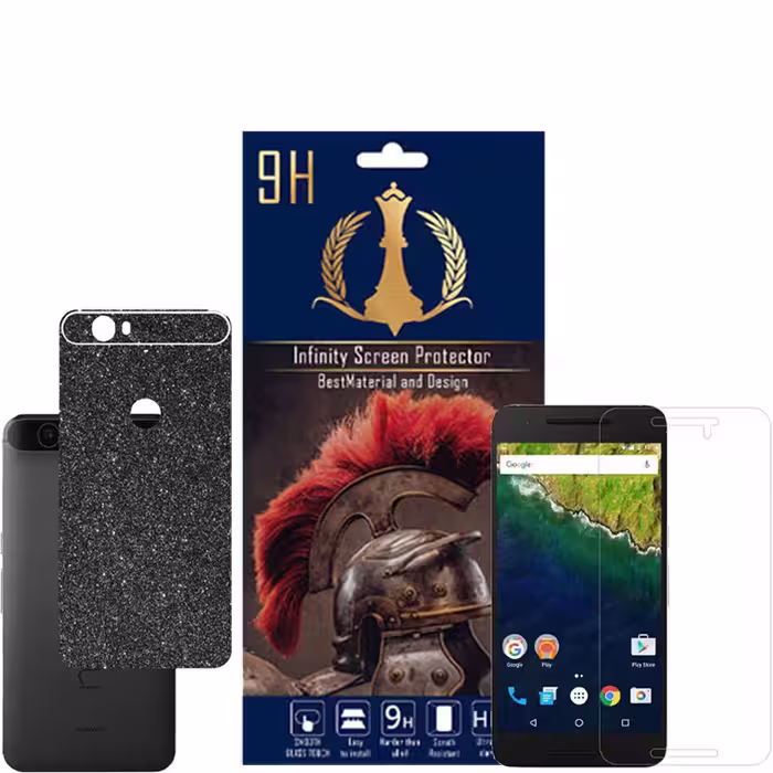 برچسب پوششی اینفینیتی مدل PRO MAX مناسب برای گوشی موبایل هوآوی NEXUS 6P به همراه محافظ صفحه نمایش