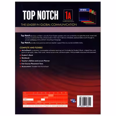 کتاب top notch 1a اثر JOAN SASLOW &amp; ALLEN ASCHER انتشارات زبان مهر