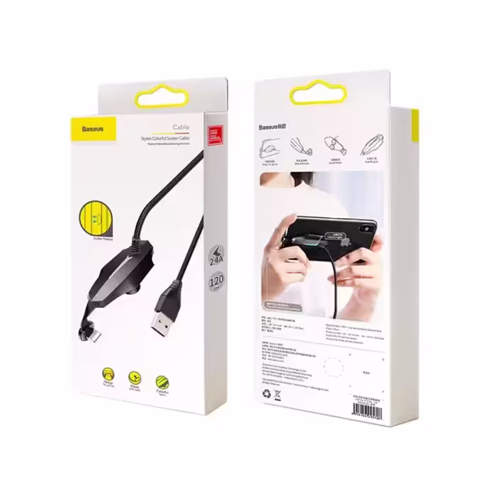 	کابل تبدیل USB به لایتنینگ باسئوس مدل CALXA-A01 طول 1.2 متر