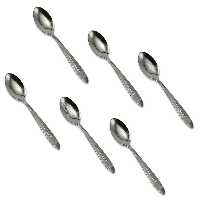 قاشق چای خوری استیل میخک قاشق مربا خوری طرح گل میخک 6 عددی