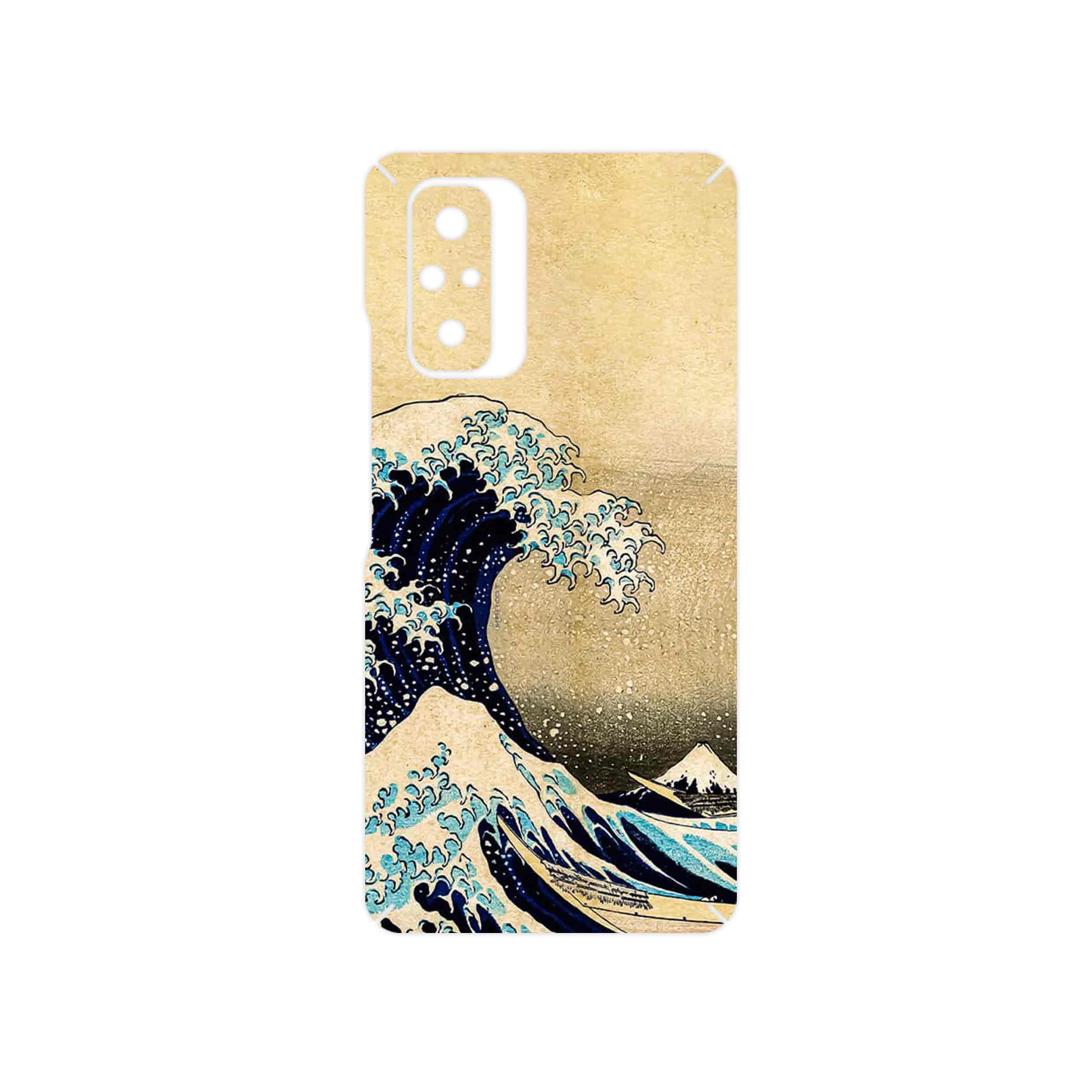 برچسب پوششی ماهوت مدل The Great Wave off Kanagawa of Hokusai مناسب برای گوشی موبایل شیائومی Redmi Note 10 Pro Max