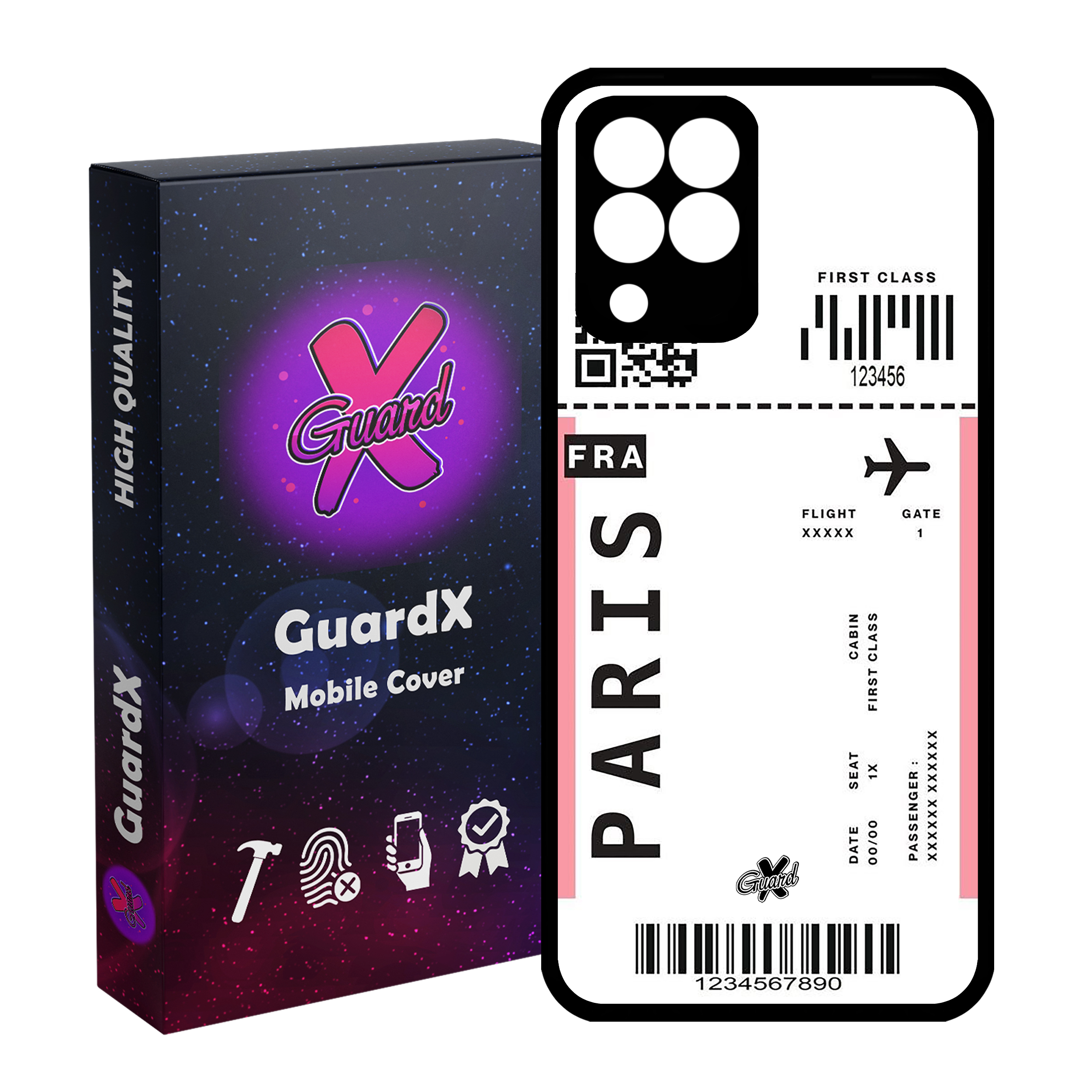 کاور گارد ایکس طرح پاریس مدل Glass10526 مناسب برای گوشی موبایل سامسونگ Galaxy M33/M33 5G