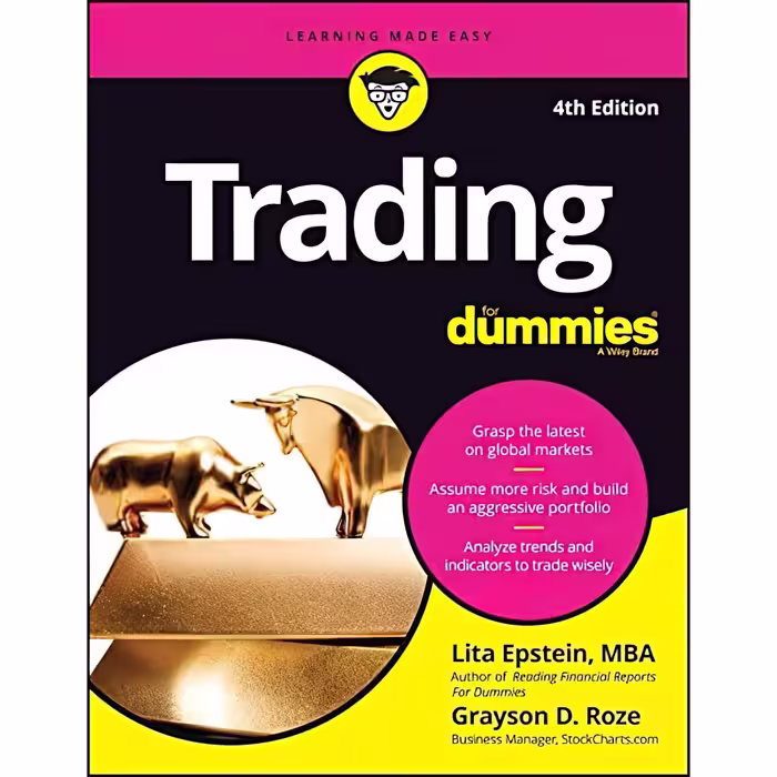 کتاب زبان اصلی Trading For Dummies Th Edition انتشارات Wiley India