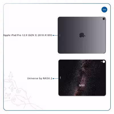 برچسب پوششی ماهوت مدل Universe-by-NASA-2 مناسب برای تبلت اپل iPad Pro 12.9 (GEN 3) 2018 A1895