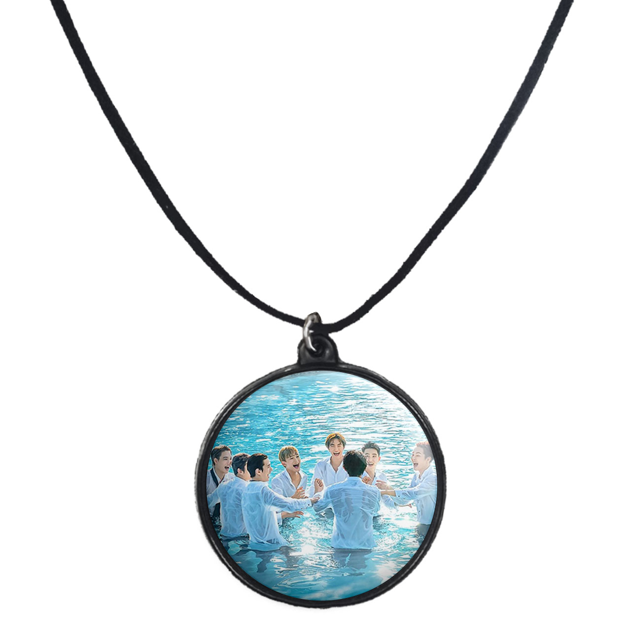 گردنبند پرمانه طرح exo کد pmb.14038 مدل دو طرفه