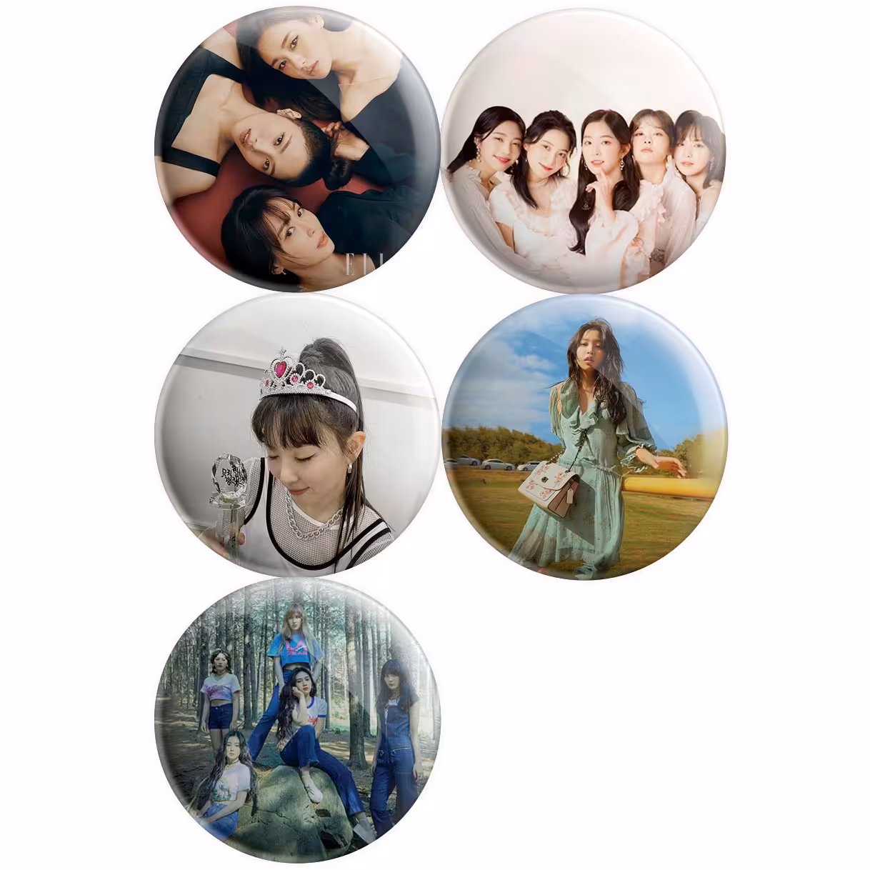 پیکسل پرمانه طرح red velvet کد pmg5.9030 مجموعه 5 عددی