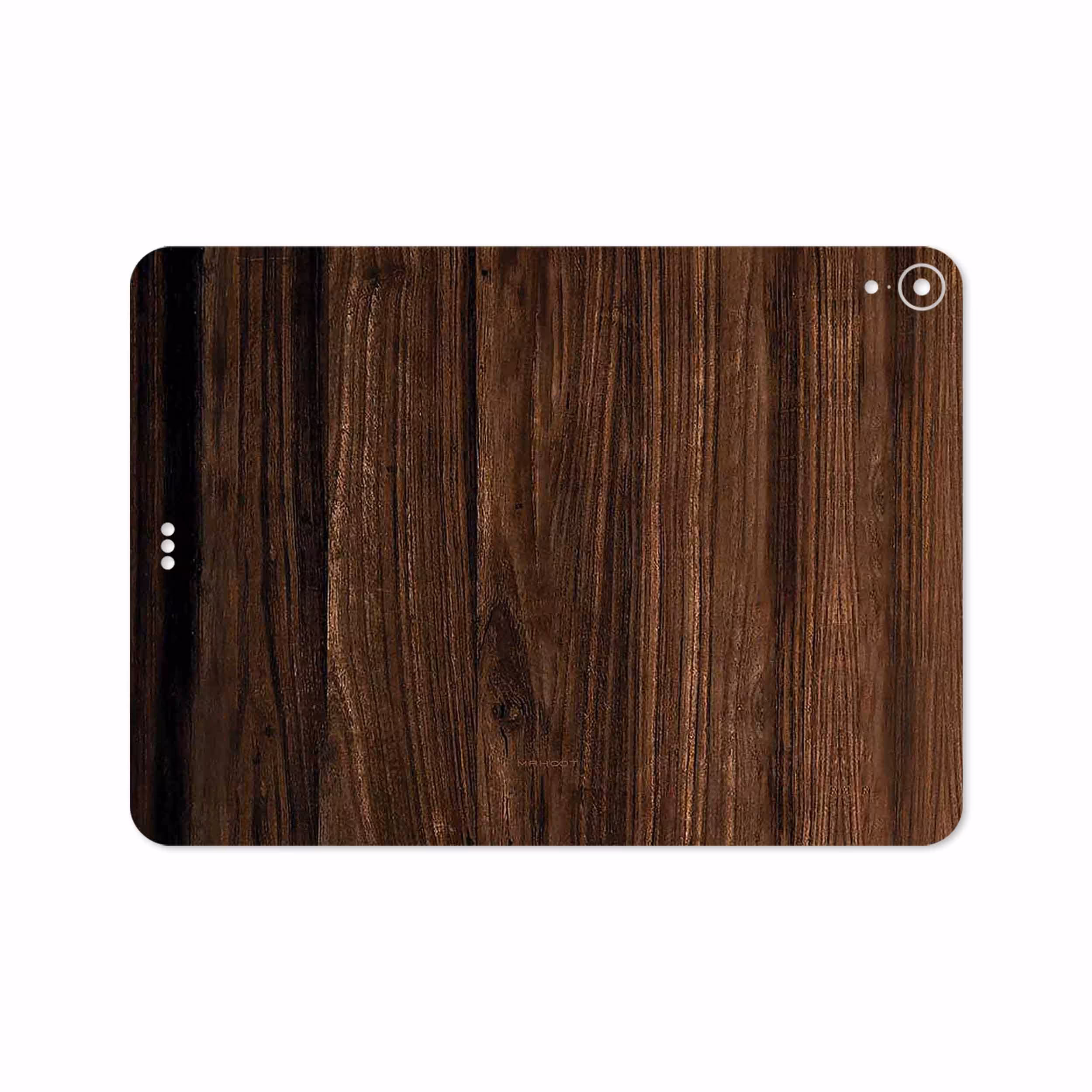 برچسب پوششی ماهوت مدل Dark Walnut Wood مناسب برای تبلت اپل iPad Pro 11 2018 A2013