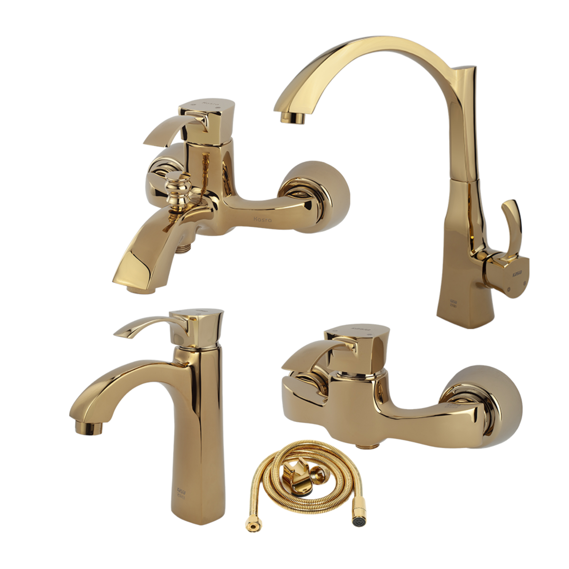 ست شیرآلات کسری مدل فلورا مجموعه 5 عددی