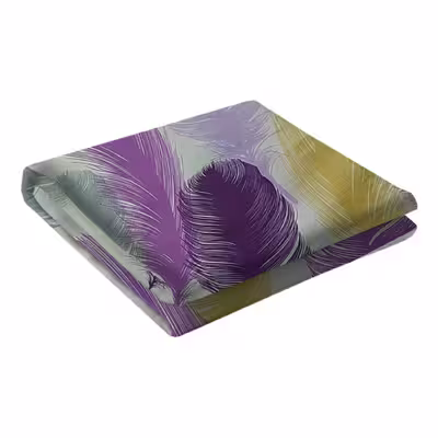 ملحفه تشک مهمان سندس مدل پر کد F919 یکنفره سایز 195x90 سانتی متر