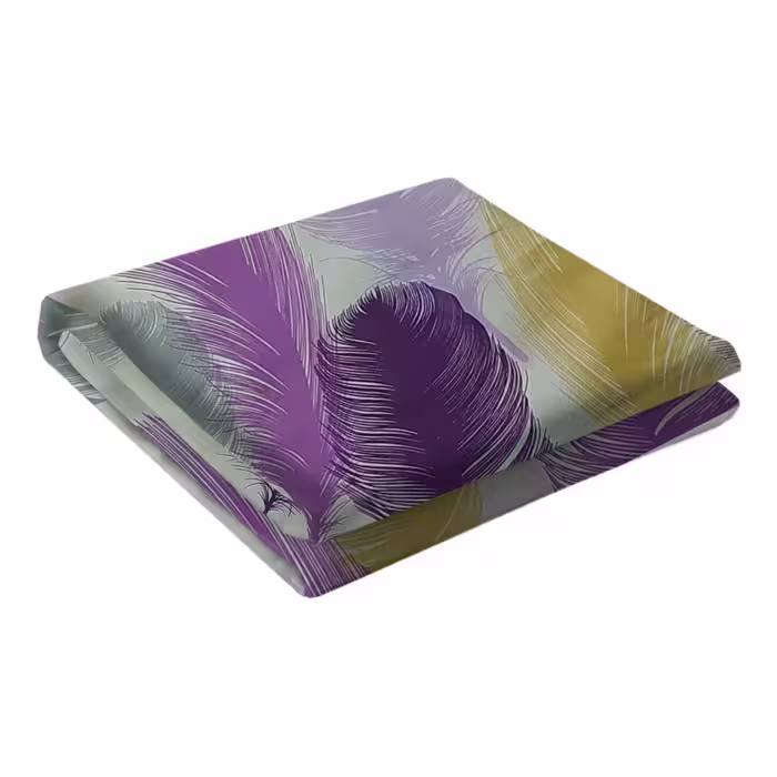 ملحفه تشک مهمان سندس مدل پر کد F919 یکنفره سایز 195x90 سانتی متر