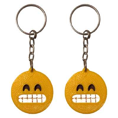 جاسوییچی طرح ایموجی مدل Twin Bare Teeth Smile بسته دو عددی