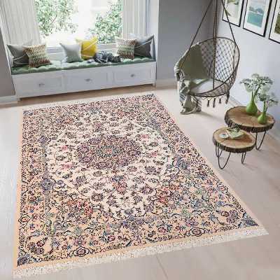 فرش دستباف چهارمتری مدل نایین