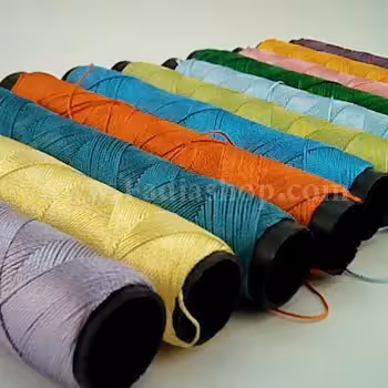 نخ چرم دوزی رنگی