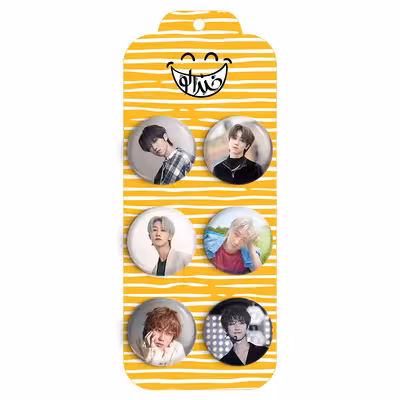 پیکسل خندالو مدل دی ایت گروه سونتین Seventeen کد 1297A مجموعه 6 عددی