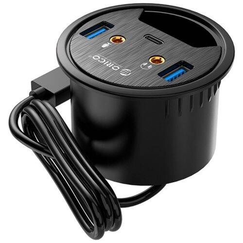 هاب اوریکو Orico DESK-2U1C USB 3.0/AUX/Type-C To USB 3.0