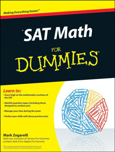 خرید و دانلود نسخه کامل کتاب SAT Math For Dummies
