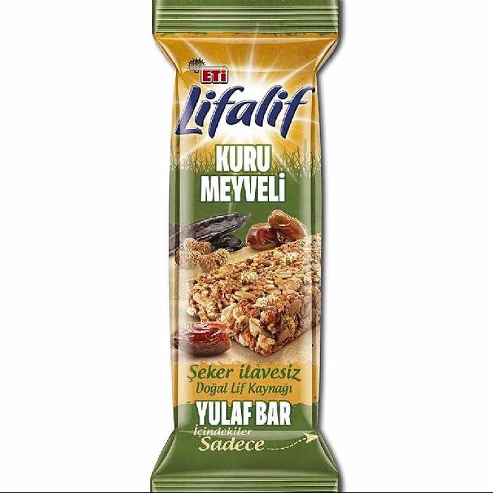 میله جو دوسر میوه خشک لیفالیف 35 گرم Eti Lifalit