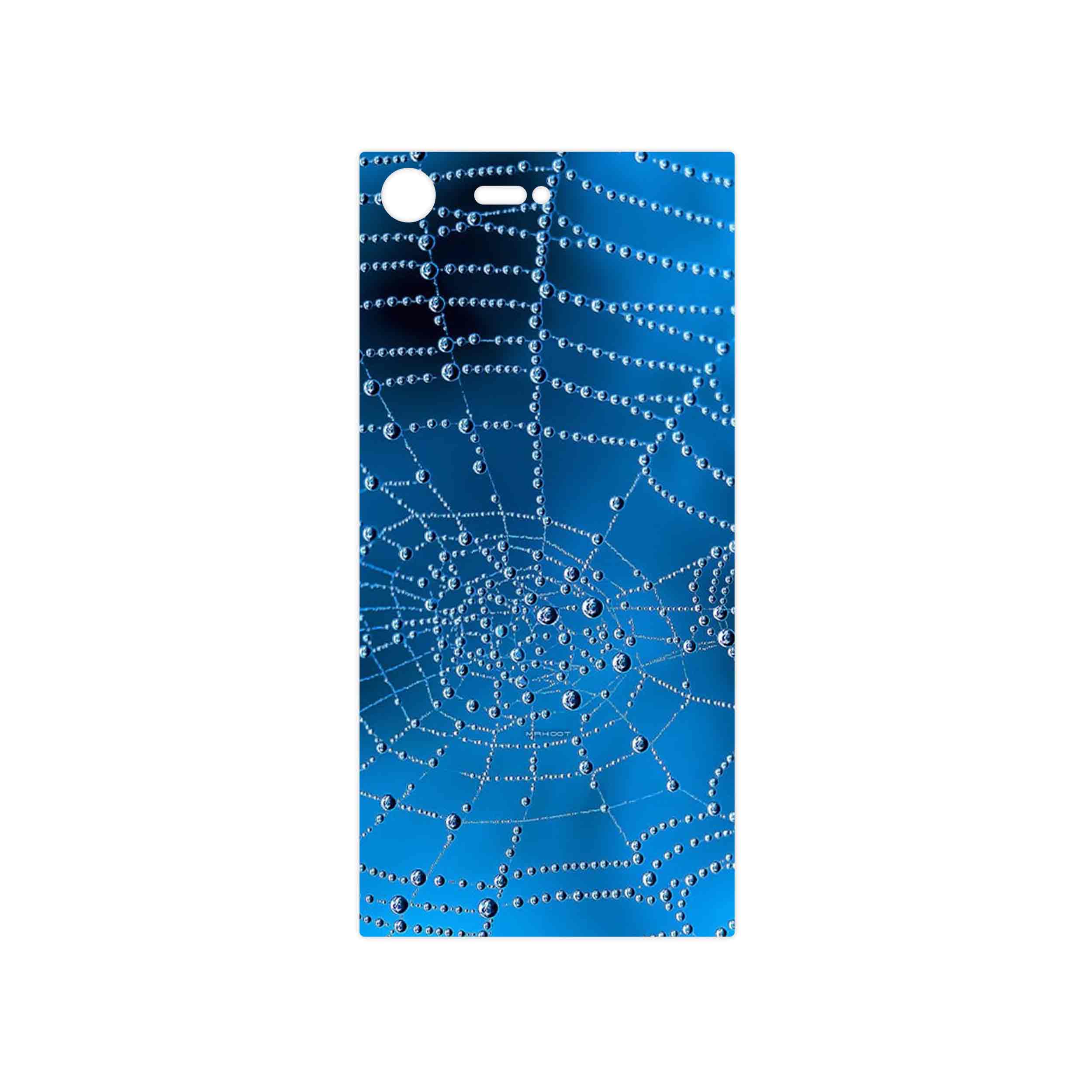برچسب پوششی ماهوت مدل Spider web مناسب برای گوشی موبایل سونی Xperia XZ Premium