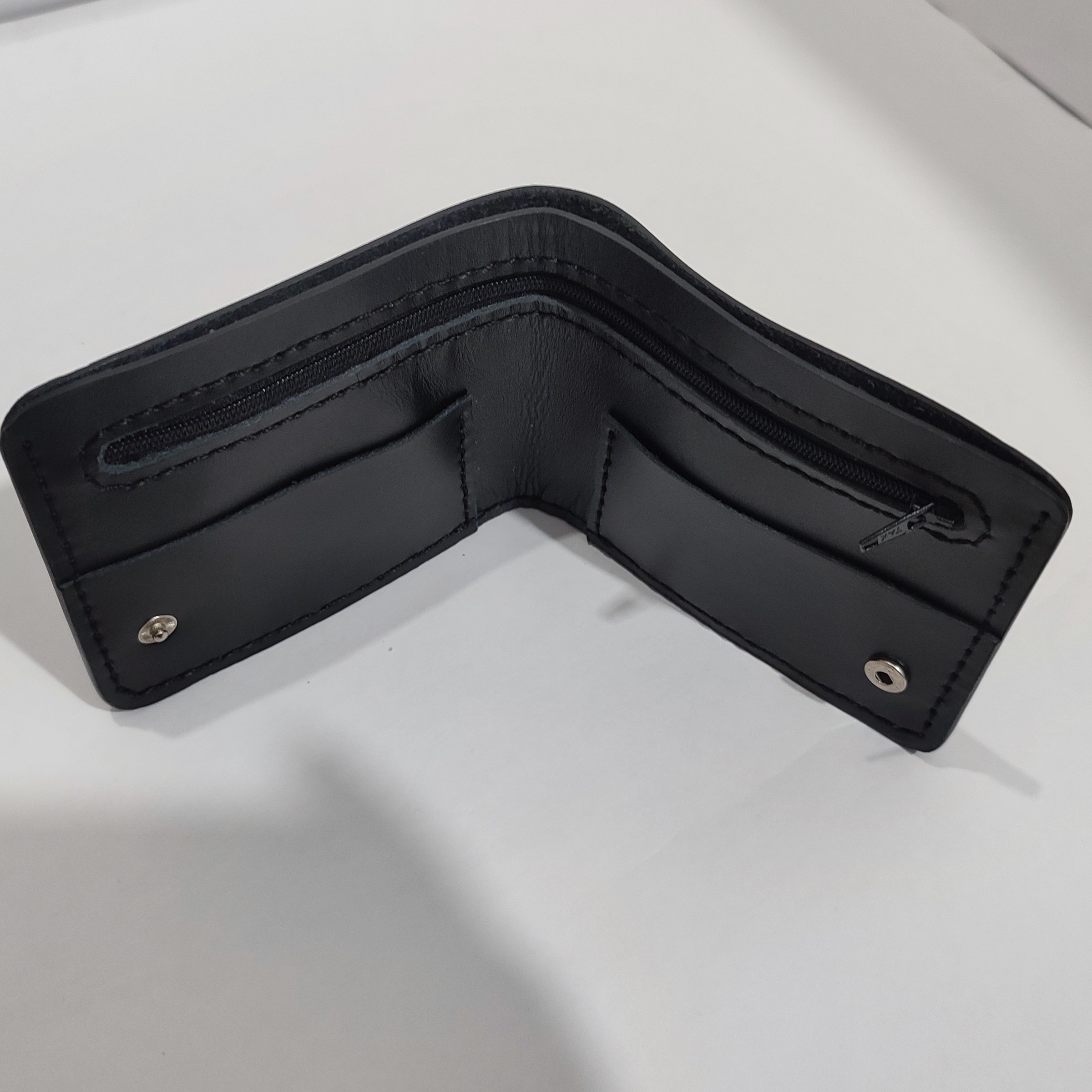 کیف پول چرم طبیعی  رنگ مشکی 