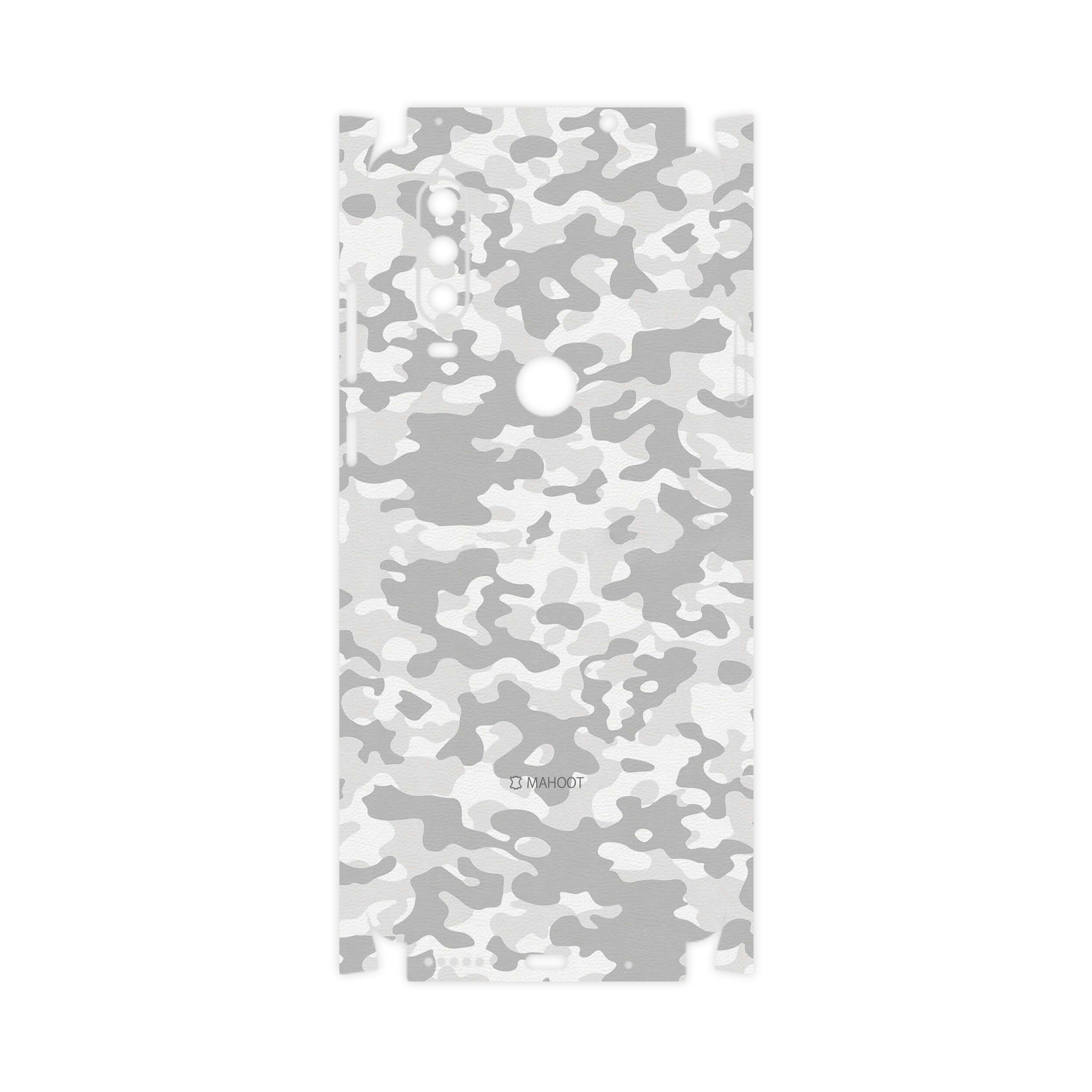 برچسب پوششی ماهوت مدل Army-Snow-FullSkin مناسب برای گوشی موبایل موتورولا One Action