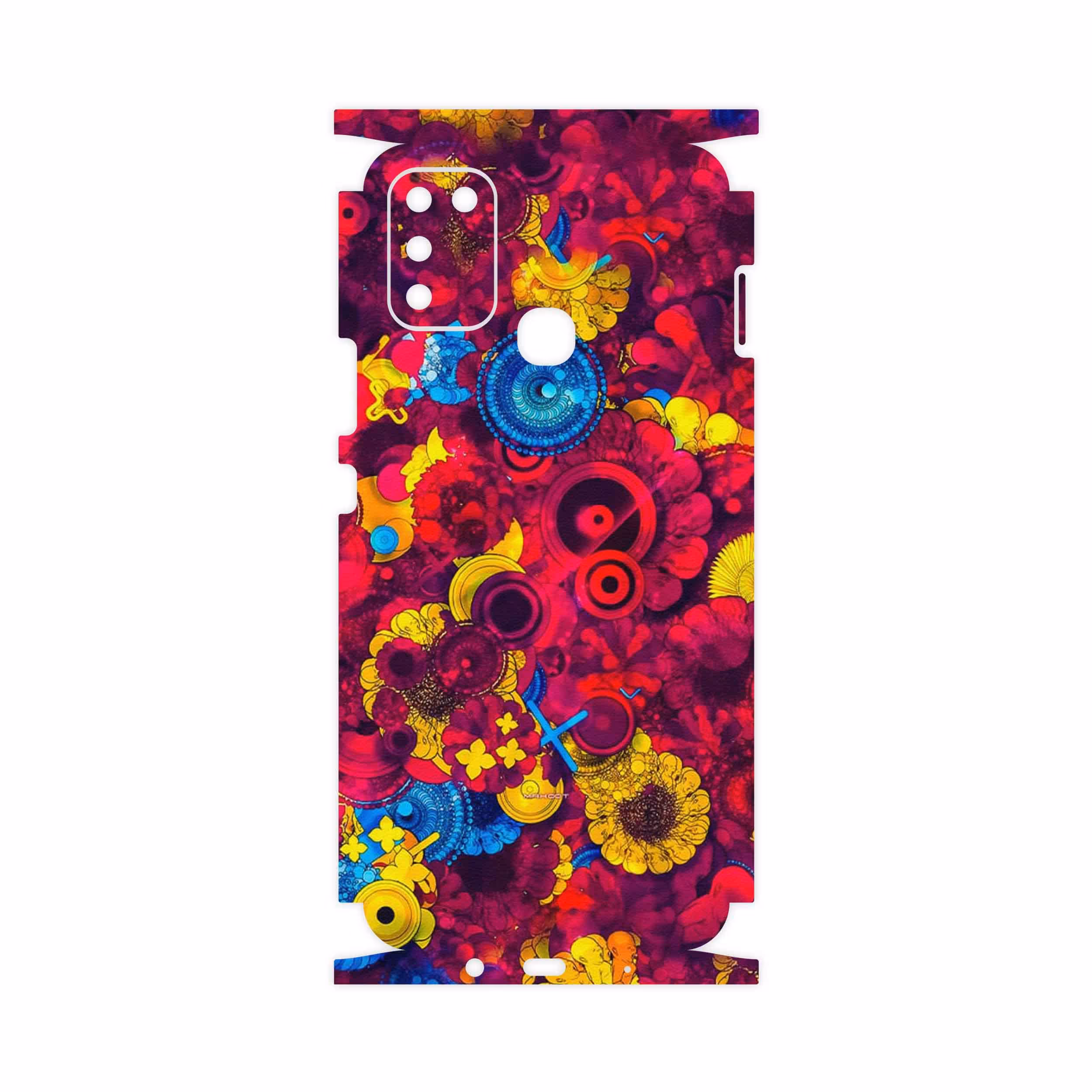 برچسب پوششی ماهوت مدل Vector Flower Garden Digital Art-FullSkin مناسب برای گوشی موبایل اینفینیکس Hot 10 Play