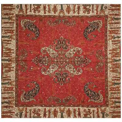 رومیزی ترمه مدل کتیبه کد TRM29