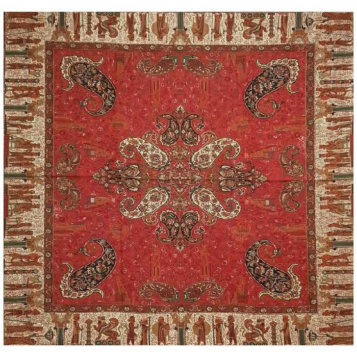 رومیزی ترمه مدل کتیبه کد TRM29