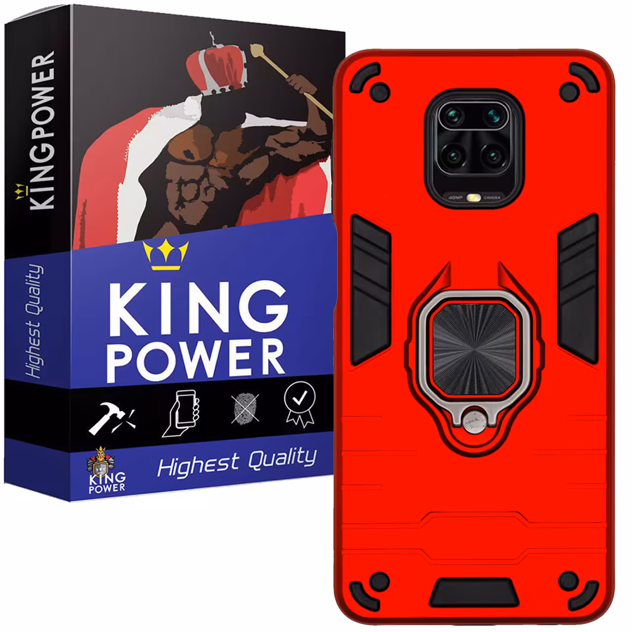 کاور کینگ پاور مدل ASH22 مناسب برای گوشی موبایل شیائومی Redmi Note 9S / Note 9 Pro / Note 9 Pro Max