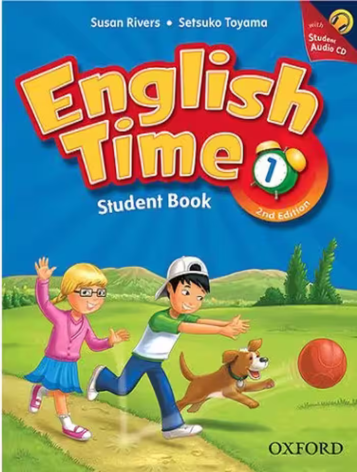 English Time 1 2nd SB WB DVD کتاب انگلیش تایم 1 ویرایش دوم (کتاب دانش آموز کتاب کار CD)