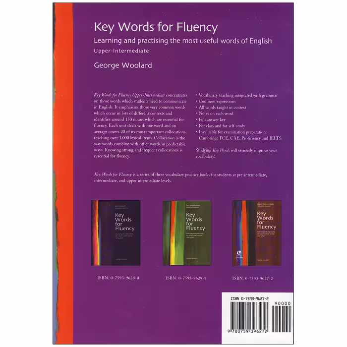 کتاب KeyWords for Fluency Upper-Intermediate اثر Gorge Woolard انتشارات زبان مهر