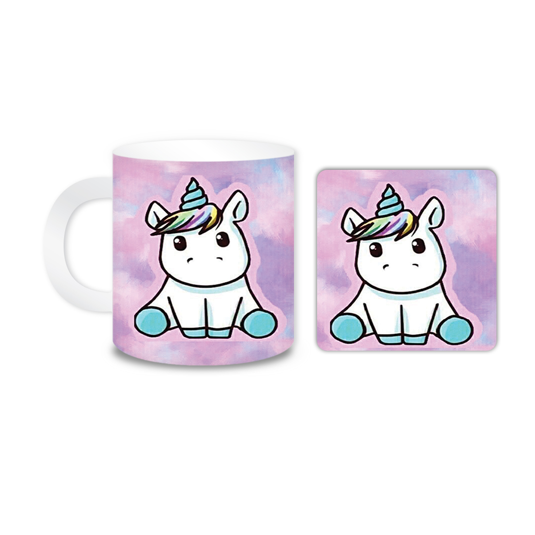 ماگ مدل یونیکورن کد 1694 به همراه زیر لیوانی