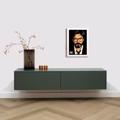 تابلو مدل سریال مانی هایست la casa de papel W381