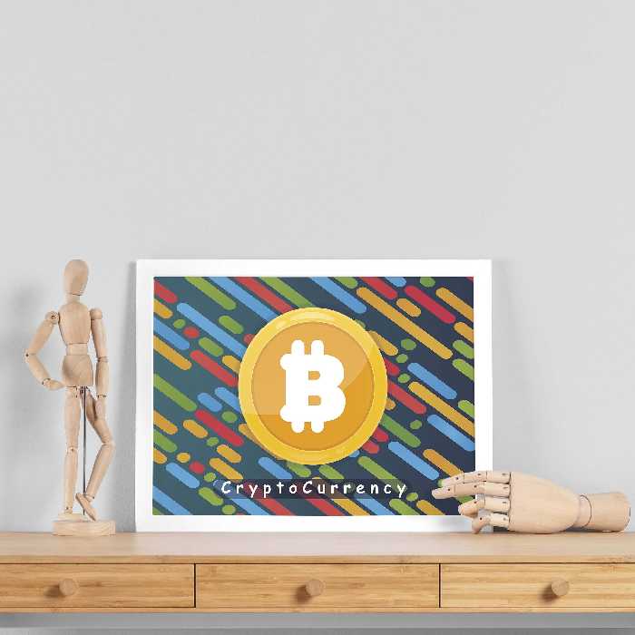 تابلو مدل بیت کوین کد WBCRO1