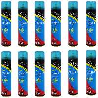 اسپری چسب مژده مدل MOJ3 حجم 300 میلی‌لیتر مجموعه 12 عددی