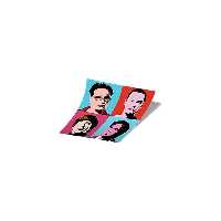 استیکر تزئینی موبایل و تبلت لولو مدل BIG BANG THEORY کد 245