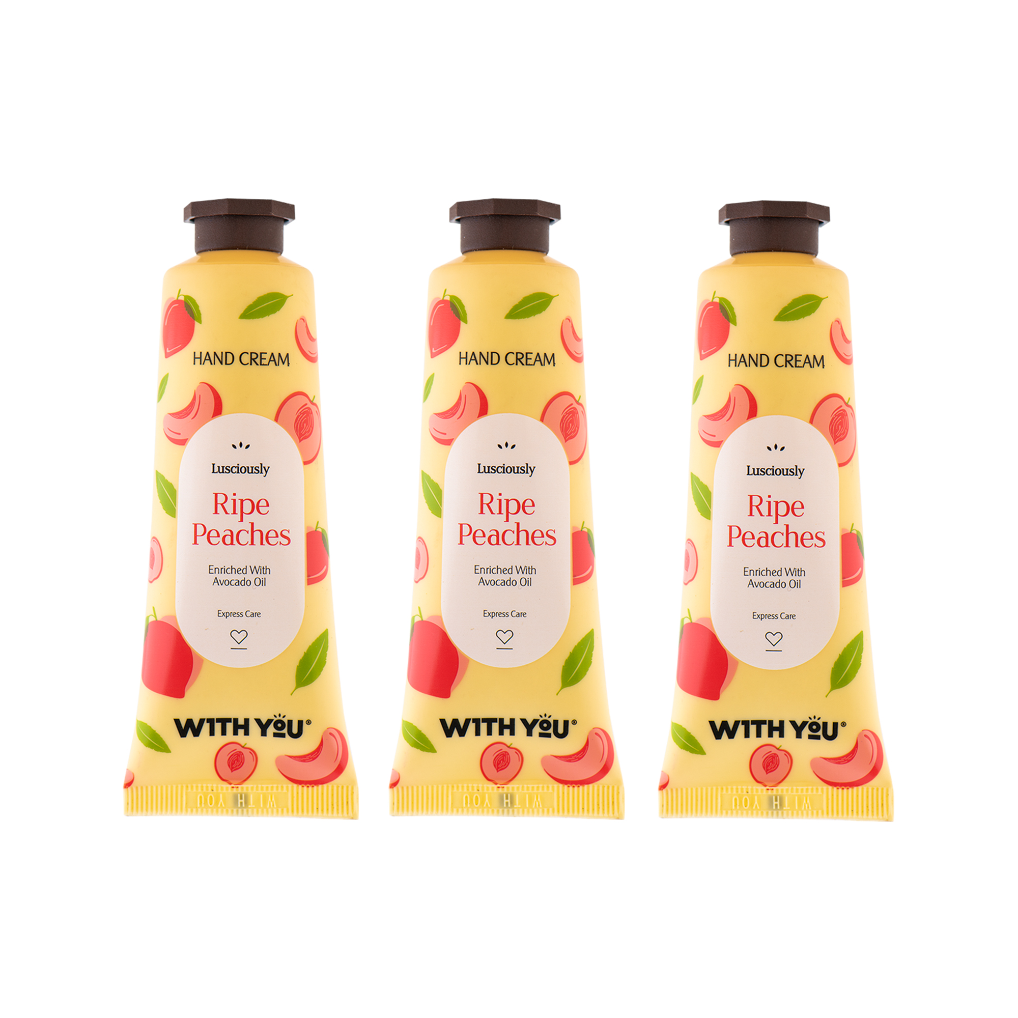 کرم مرطوب کننده ویت یو مدل Ripe Peaches حجم 50 میلی لیتر مجموعه 3 عددی